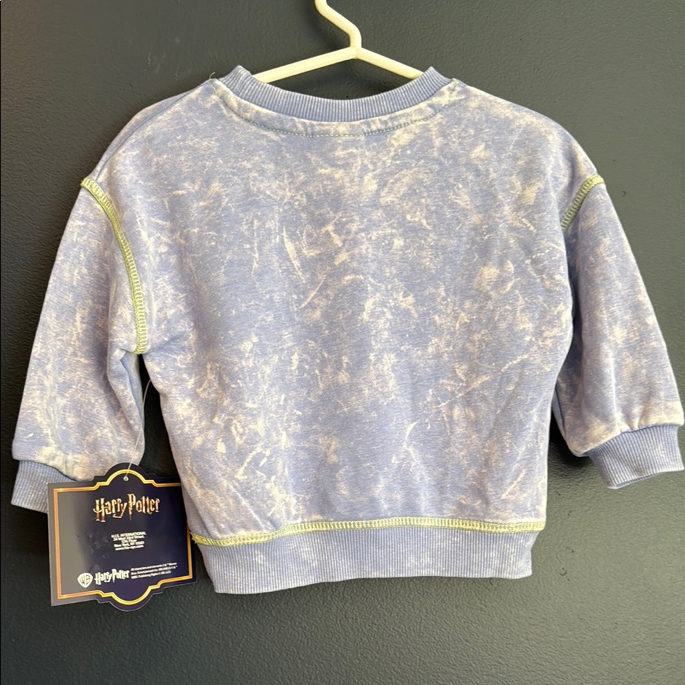 Harry Potter Hogwarts Blue Kids Sweatshirt - Picture 2 of 2